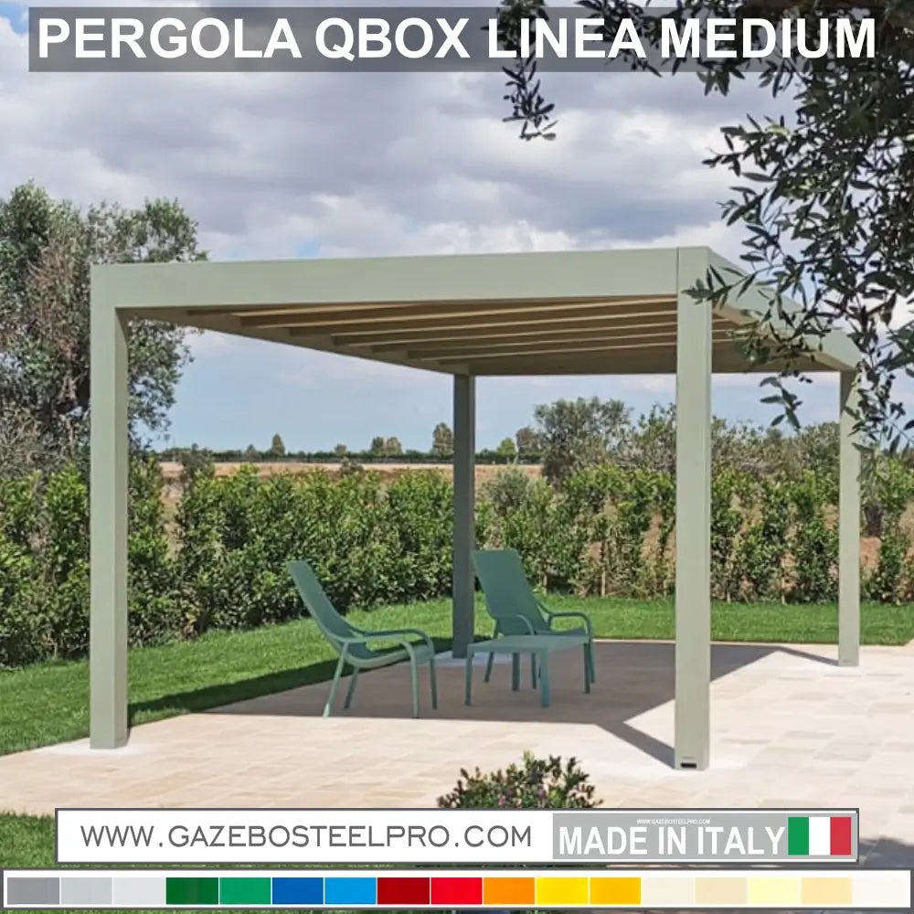 PERGOLA MODELLO LINEA MEDIUM - Gazebo Steel Pro #