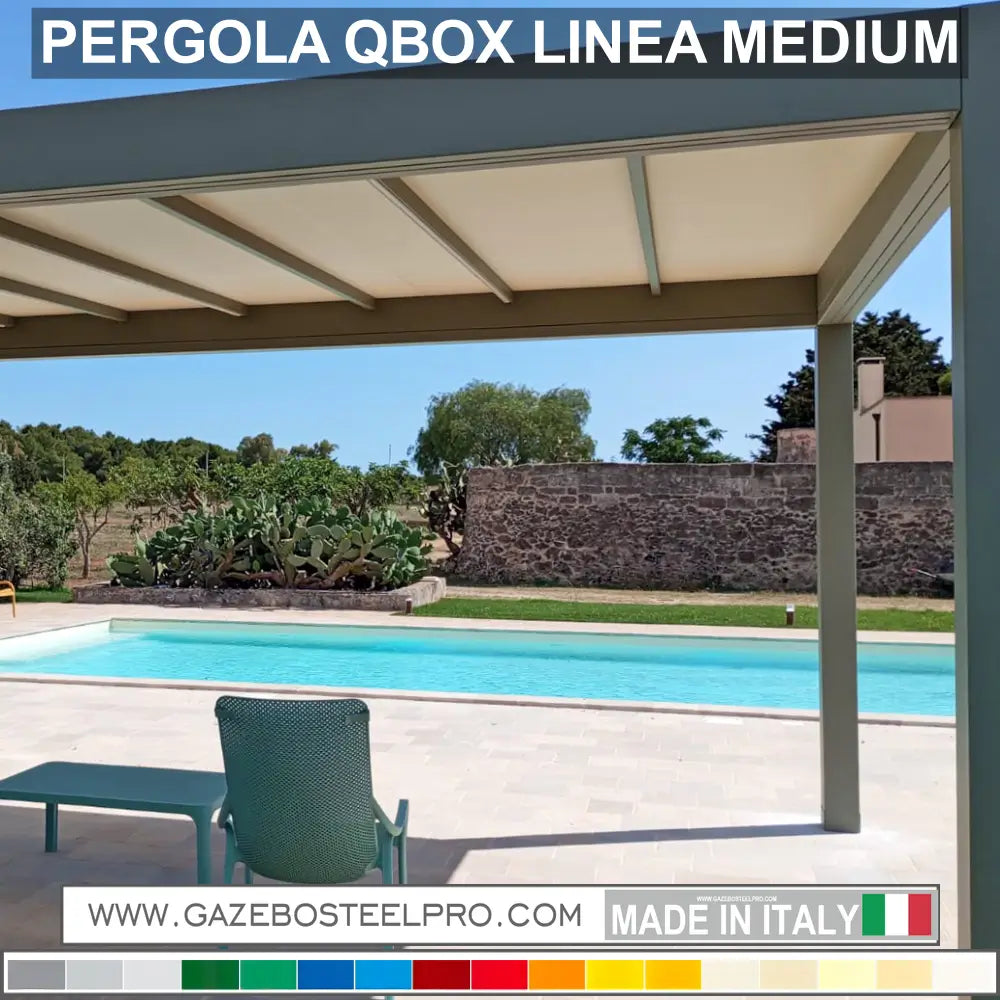 PERGOLA MODELLO LINEA MEDIUM - Gazebo Steel Pro #