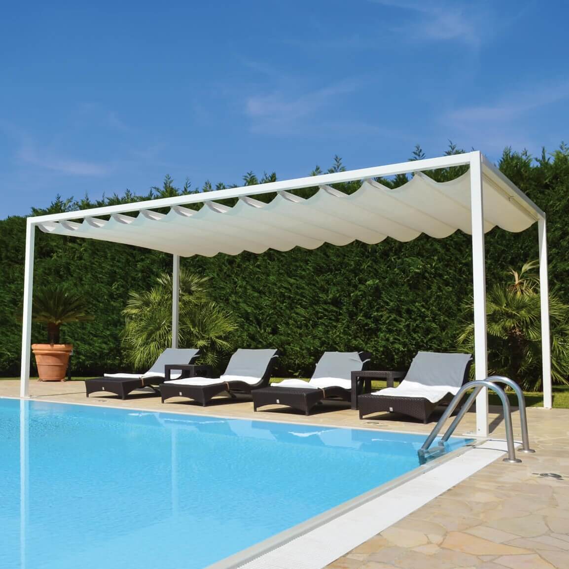 PERGOLA BEACH AC - Gazebo Steel Pro