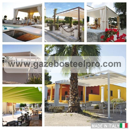 PERGOLA BEACH AC - Gazebo Steel Pro