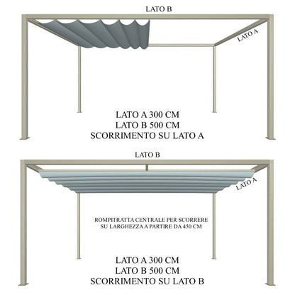 PERGOLA BEACH AC - Gazebo Steel Pro