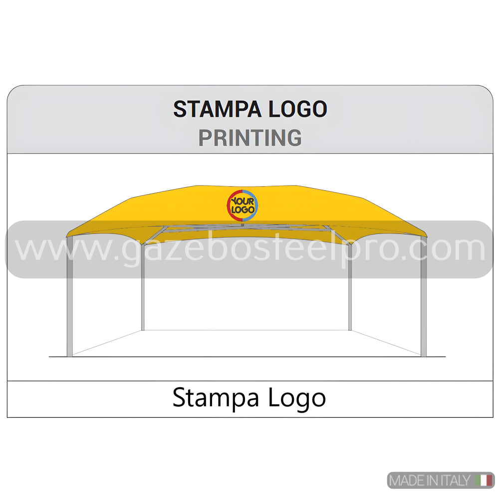 STAMPA LOGO - Gazebo Steel Pro #