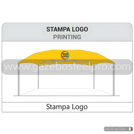 STAMPA LOGO - Gazebo Steel Pro