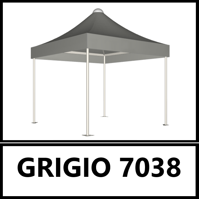 COLORE TETTO PVC AIRONE SYSTEM - Gazebo Steel Pro