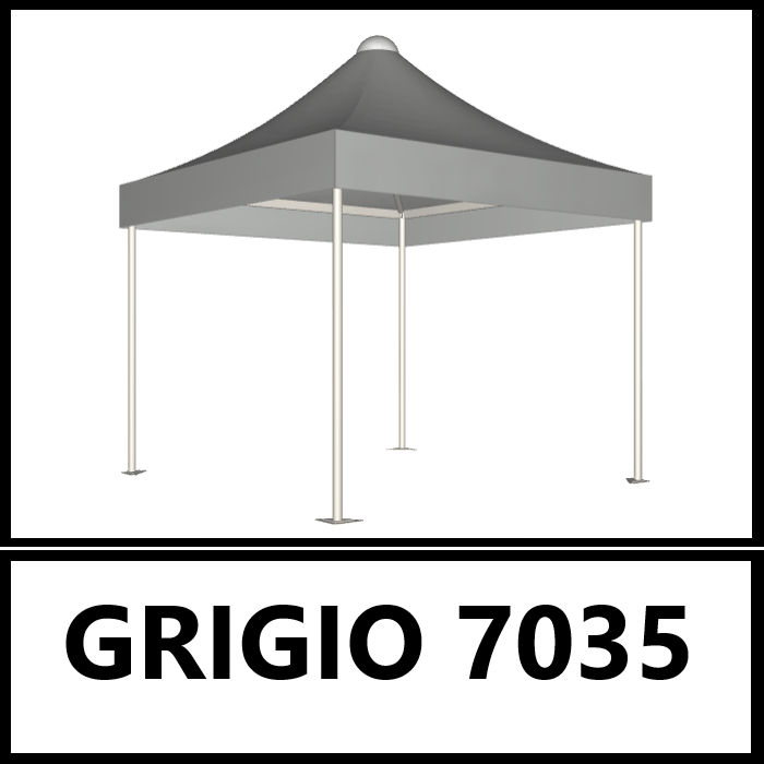 COLORE TETTO PVC AIRONE SYSTEM - Gazebo Steel Pro