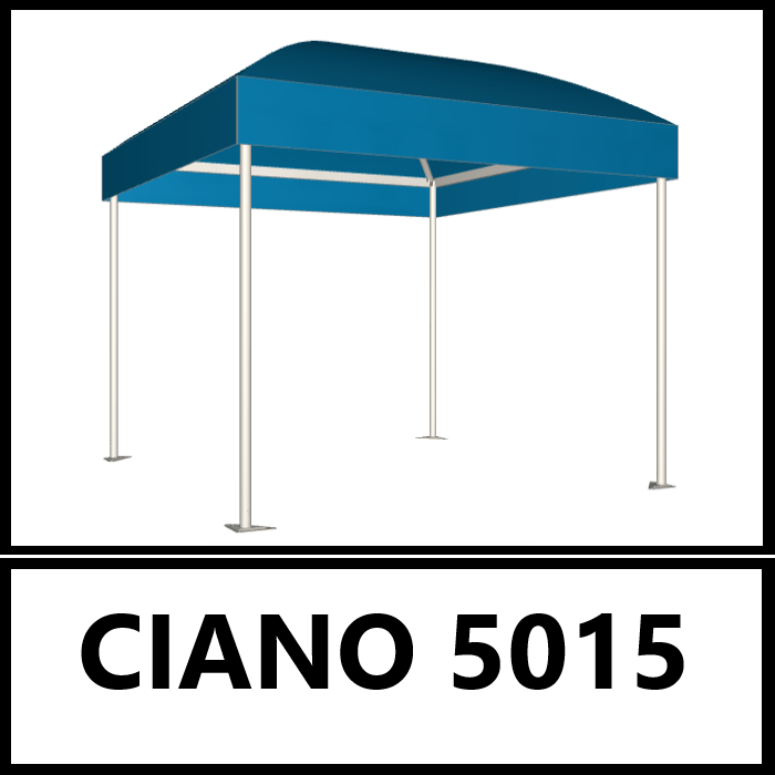 COLORE TETTO PVC CICOGNA SYSTEM - Gazebo Steel Pro