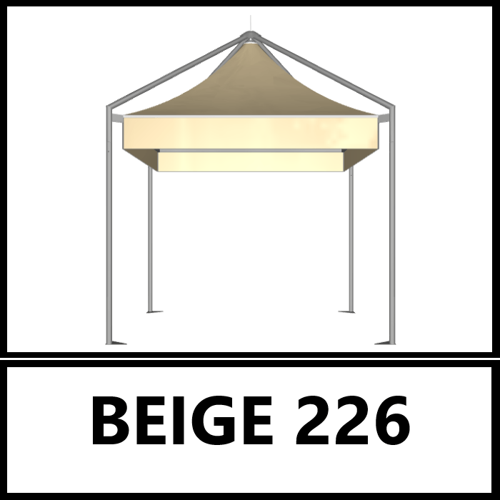COLORE TETTO PVC PAGODA SYSTEM - Gazebo Steel Pro