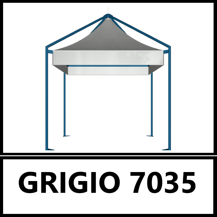 COLORE TETTO PVC PAGODA SYSTEM - Gazebo Steel Pro