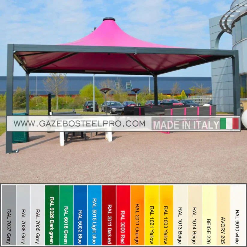 Gazebo 12x12 AIRONE MAX PESANTE - Gazebo Steel Pro