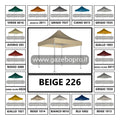 Gazebo 3X3 MT. AIRONE CORALLO - Gazebo Steel Pro