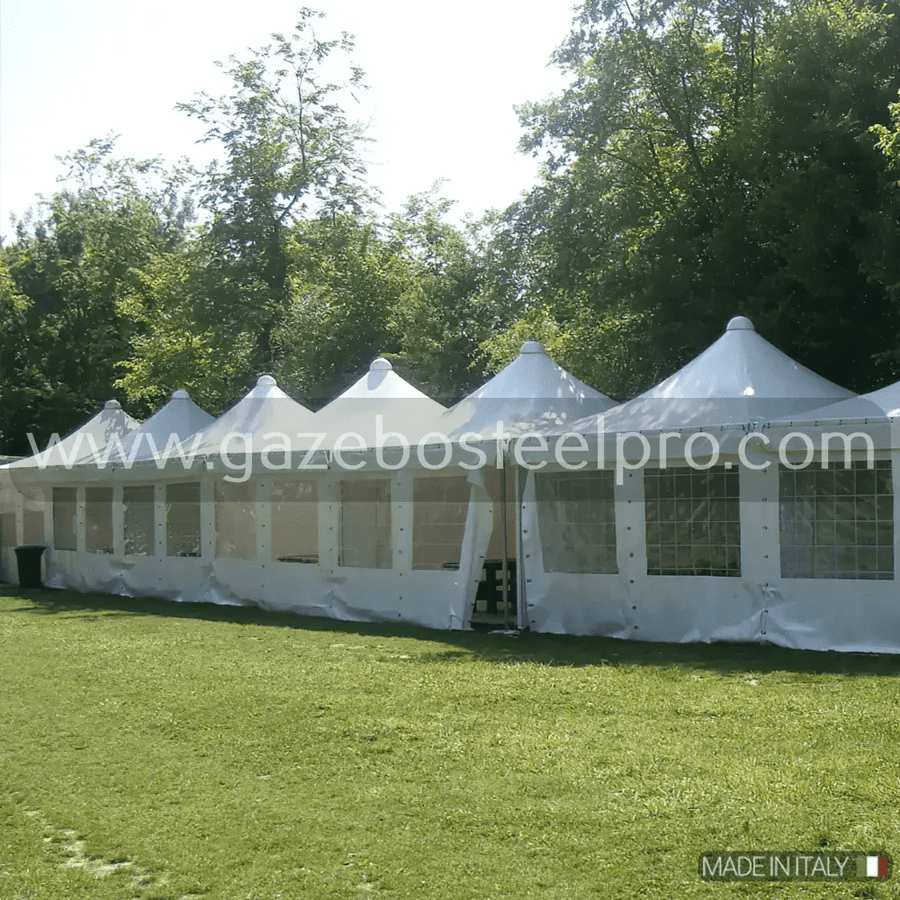 Gazebo 3X3 MT. AIRONE CORALLO - Gazebo Steel Pro