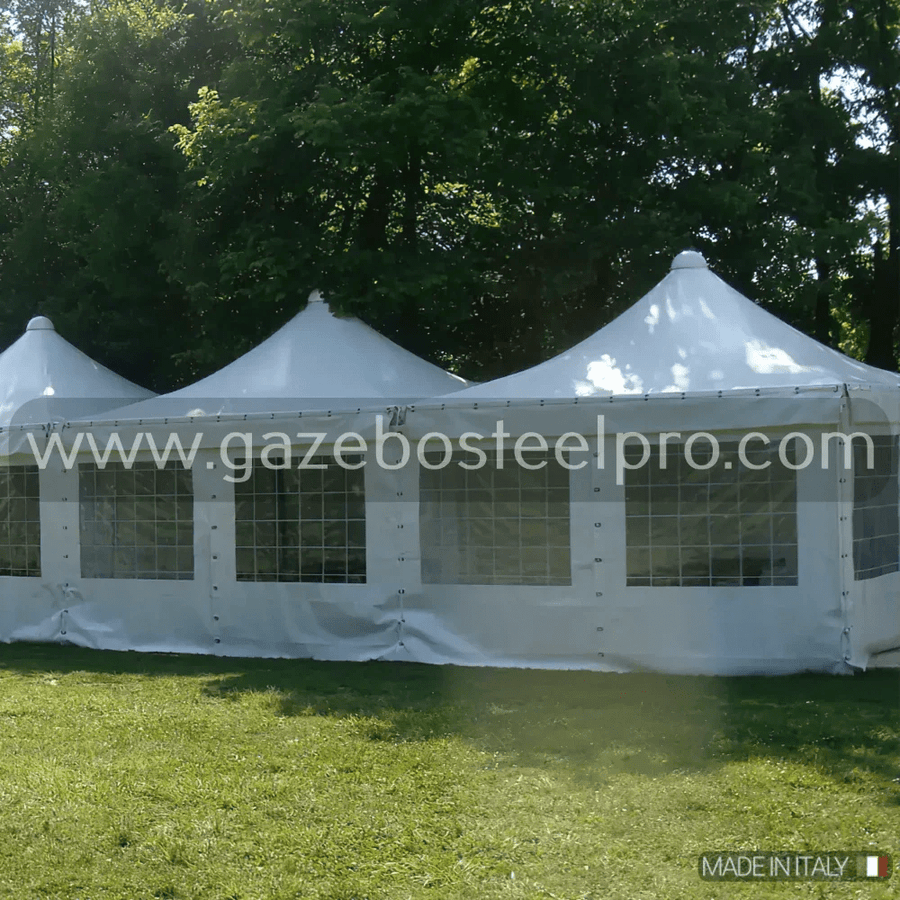 Gazebo 3X3 MT. AIRONE CORALLO - Gazebo Steel Pro