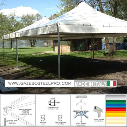 Gazebo 3x3 professionale - Gazebo Steel Pro