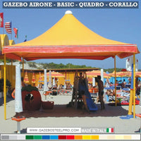 Gazebo 3x4 MT - AIRONE BASIC - Gazebo Steel Pro