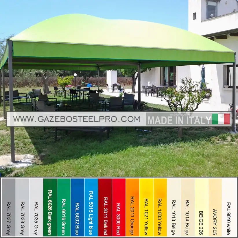 Gazebo 3X6 - GEMMA QUADRO - Gazebo Steel Pro