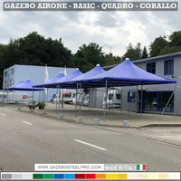 Gazebo 3x6 MT - AIRONE BASIC - Gazebo Steel Pro