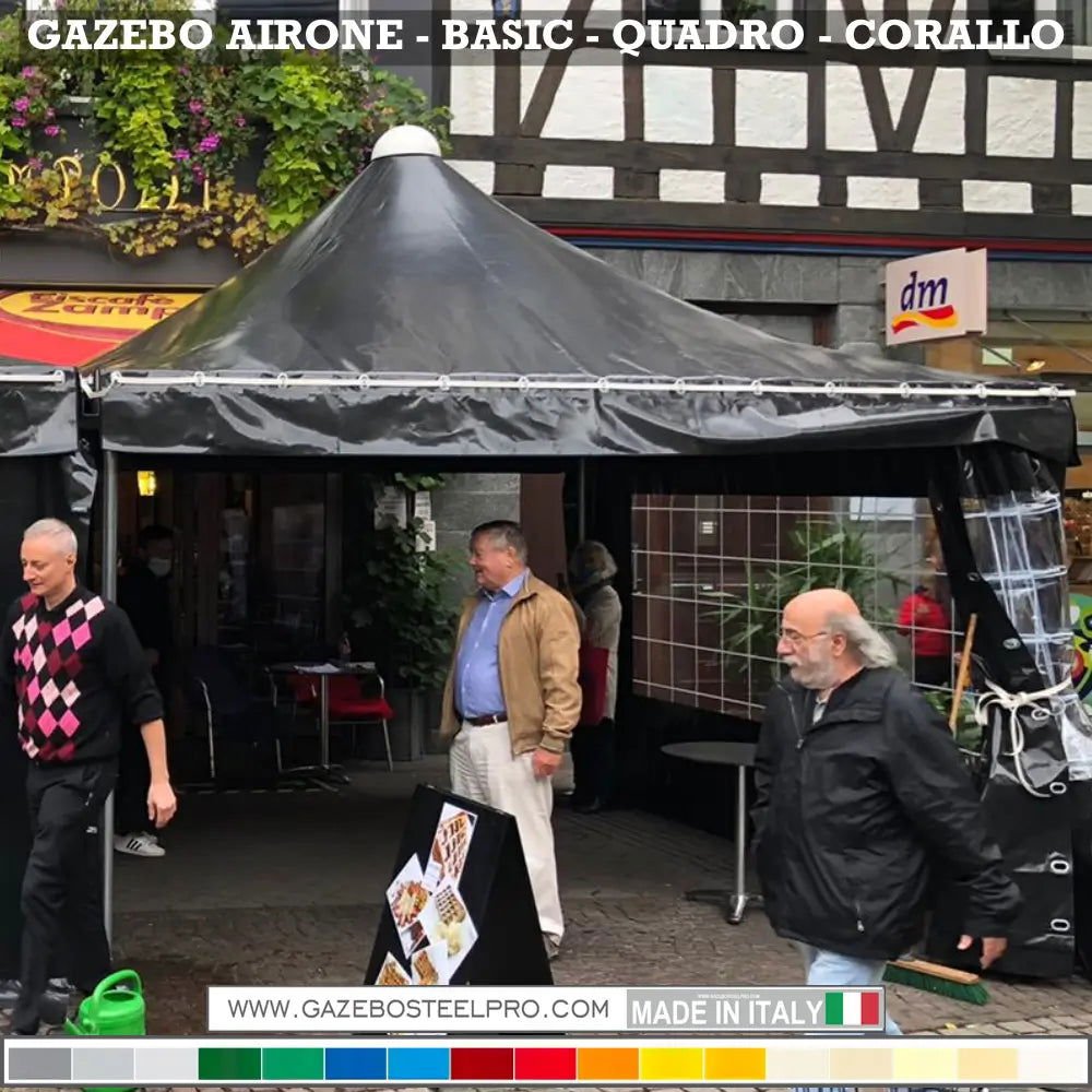 Gazebo 4x4 MT - AIRONE BASIC - Gazebo Steel Pro