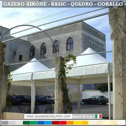 Gazebo 4x4 MT - AIRONE BASIC - Gazebo Steel Pro