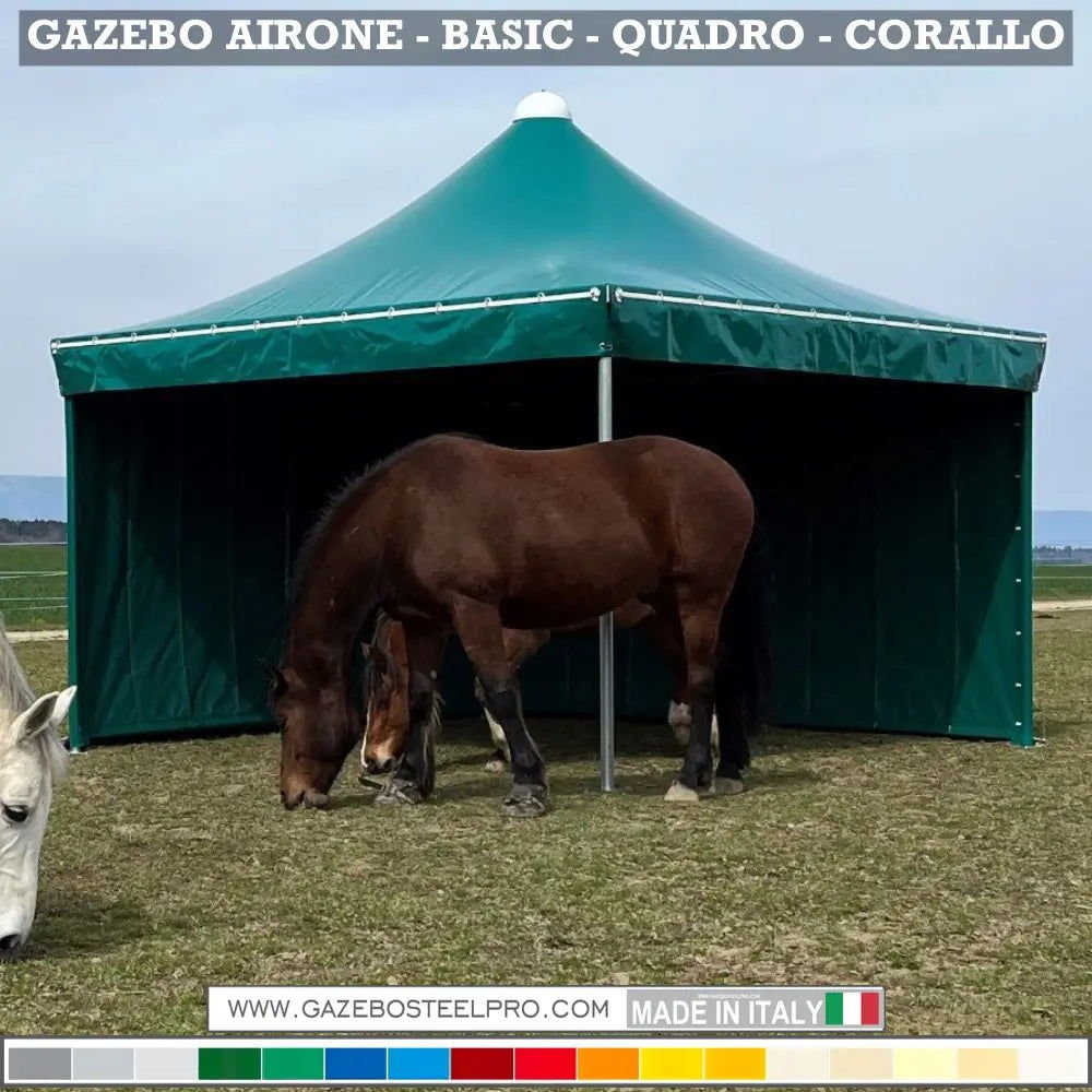 Gazebo 4x4 MT - AIRONE BASIC - Gazebo Steel Pro