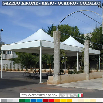 Gazebo 4x4 MT - AIRONE BASIC - Gazebo Steel Pro