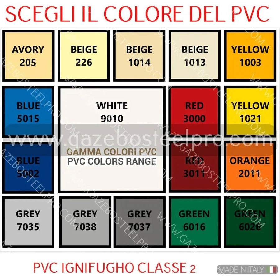 Gazebo 4x4 MT - AIRONE MAX LEGGERO - Gazebo Steel Pro