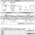 Gazebo 4x4 MT AIRONE MIDDLE - Gazebo Steel Pro
