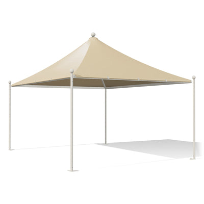 Gazebo 4x5 Airone New a punta con sfere