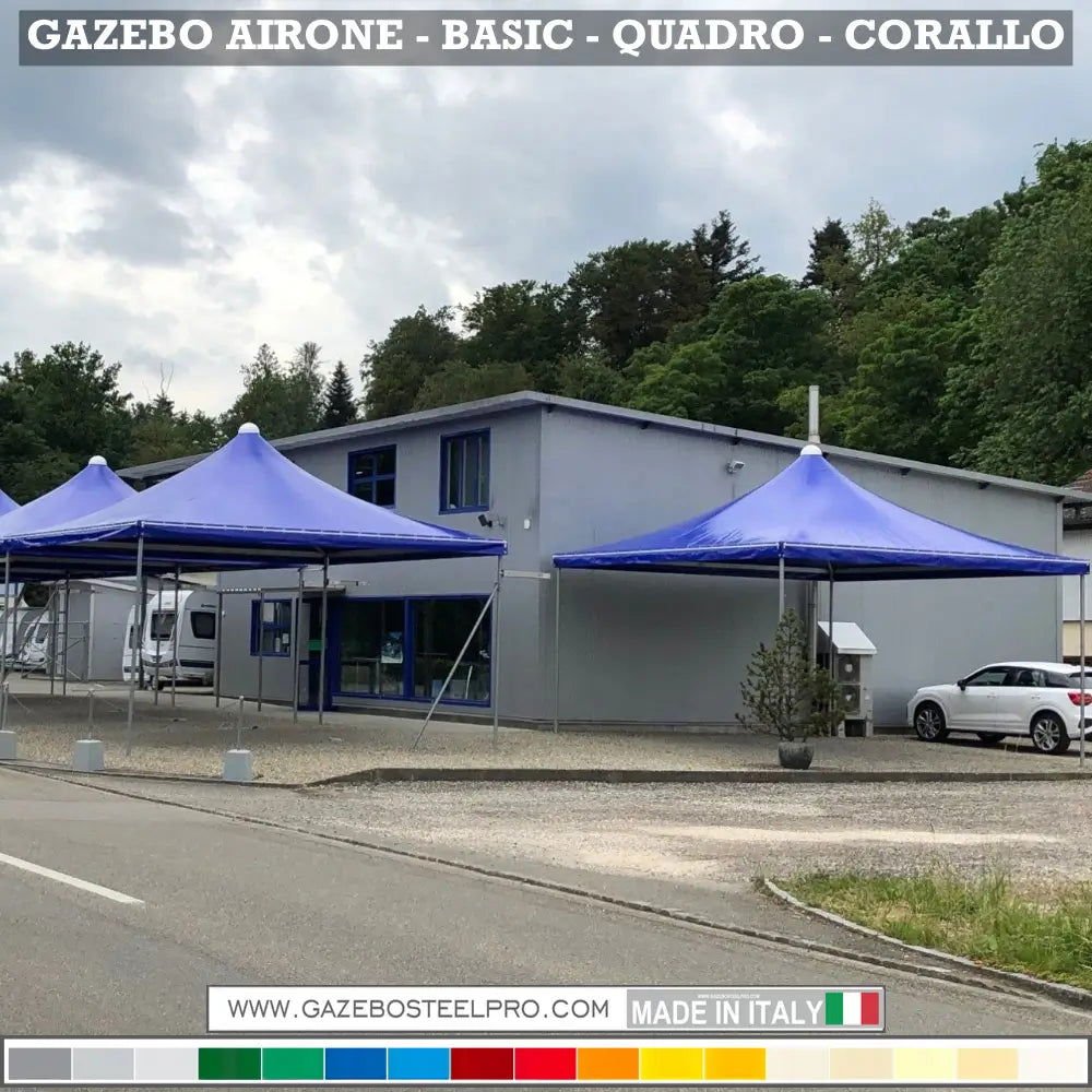 Gazebo 4x5 MT - AIRONE BASIC - Gazebo Steel Pro