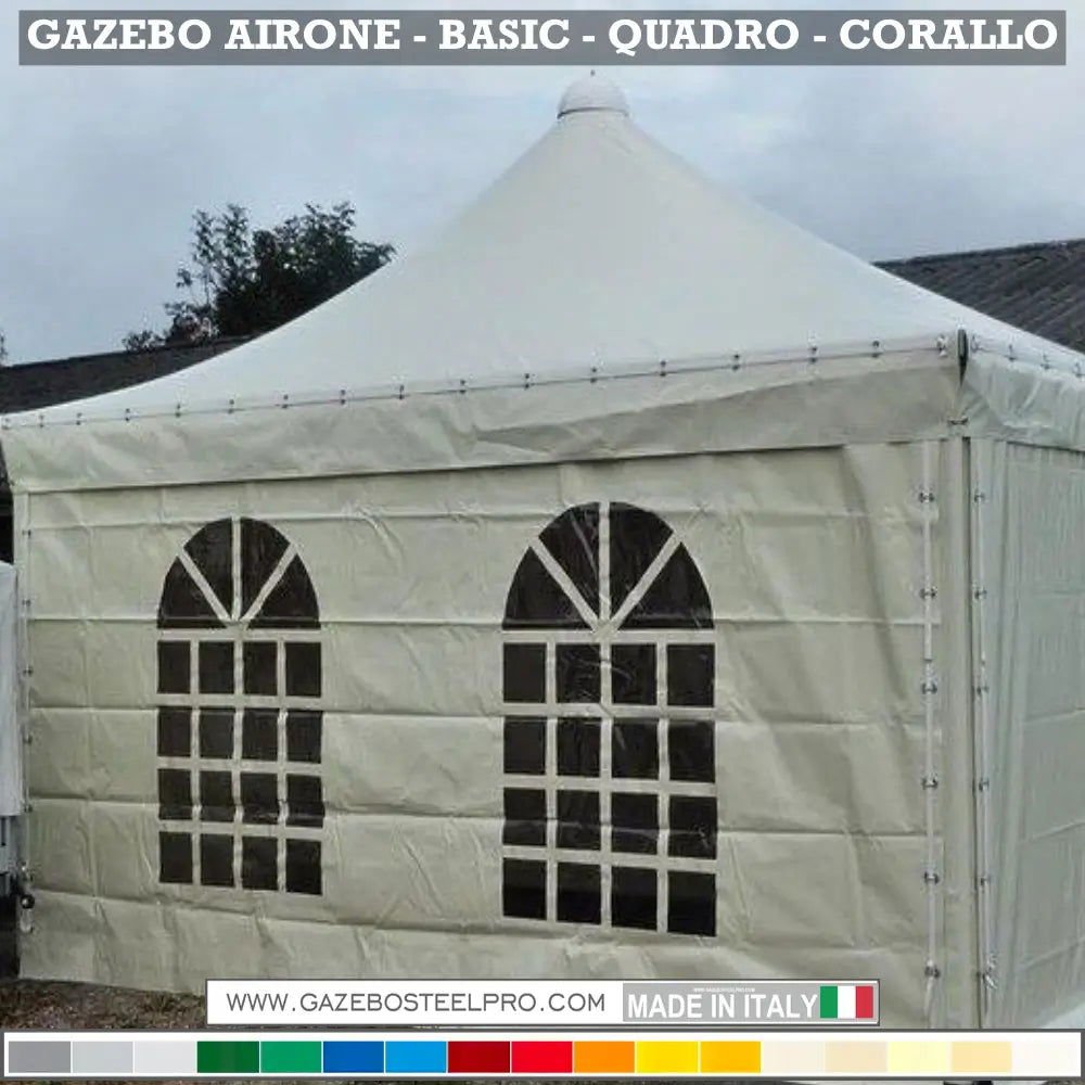 Gazebo 4x5 MT - AIRONE BASIC - Gazebo Steel Pro