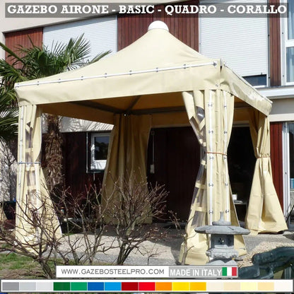 Gazebo 4x5 MT - AIRONE BASIC - Gazebo Steel Pro