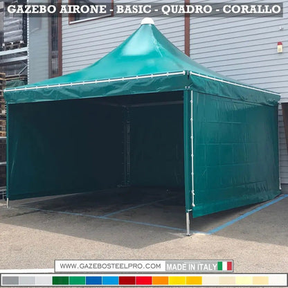 Gazebo 4x5 MT - AIRONE BASIC - Gazebo Steel Pro