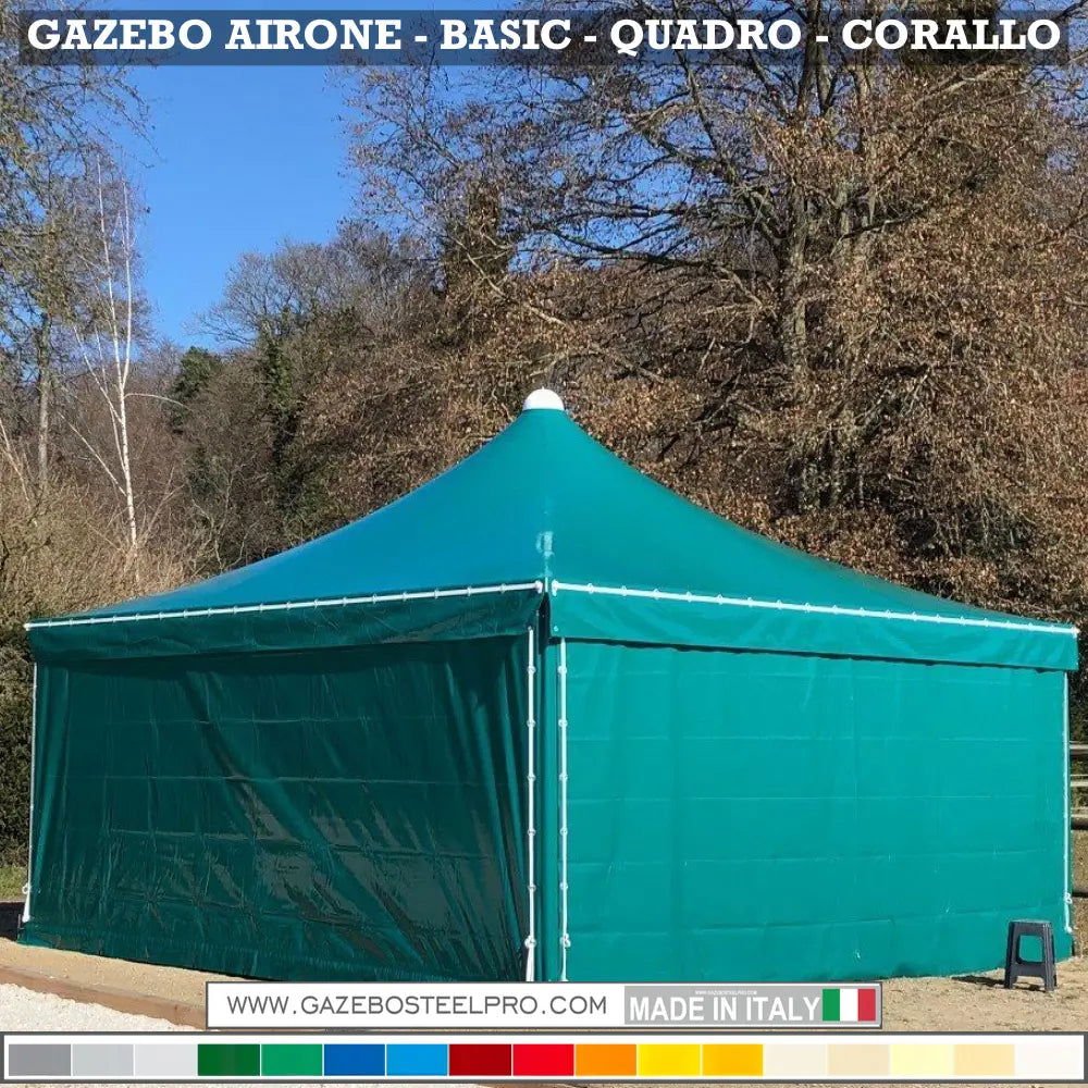 Gazebo 4x5 MT - AIRONE BASIC - Gazebo Steel Pro