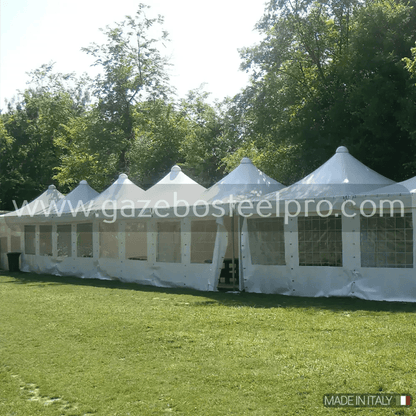 Gazebo 4x5 MT. AIRONE CORALLO - Gazebo Steel Pro