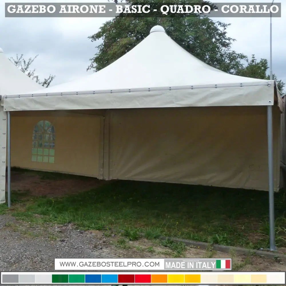 Gazebo 4x6 MT - AIRONE BASIC - Gazebo Steel Pro