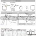 Gazebo 4x6 MT AIRONE MIDDLE - Gazebo Steel Pro