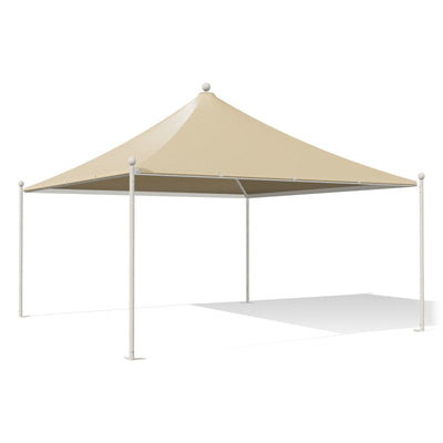 Gazebo 5x5 Airone New a punta con sfere