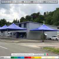 Gazebo 5x5 MT - AIRONE BASIC - Gazebo Steel Pro