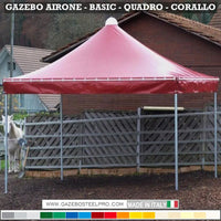Gazebo 5x5 MT - AIRONE BASIC - Gazebo Steel Pro