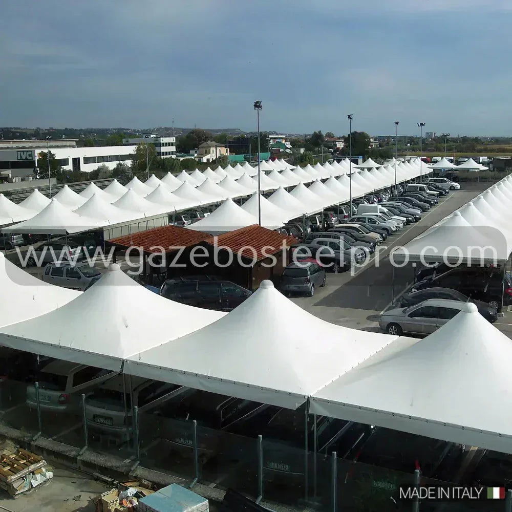 Gazebo 5x5 MT. AIRONE CORALLO - Gazebo Steel Pro