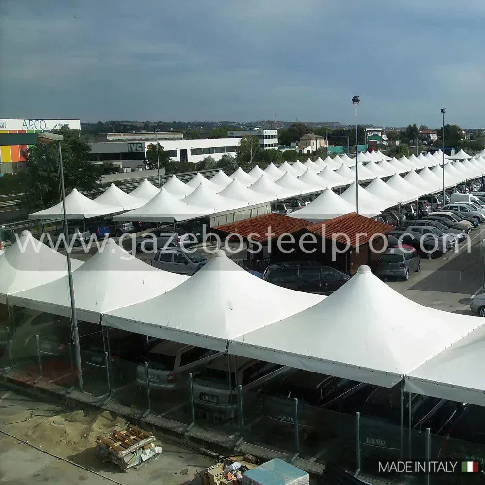 Gazebo 5x5 MT. AIRONE CORALLO - Gazebo Steel Pro