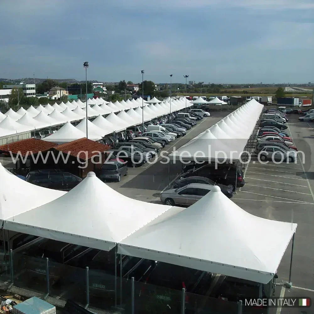 Gazebo 5x5 MT. AIRONE CORALLO - Gazebo Steel Pro
