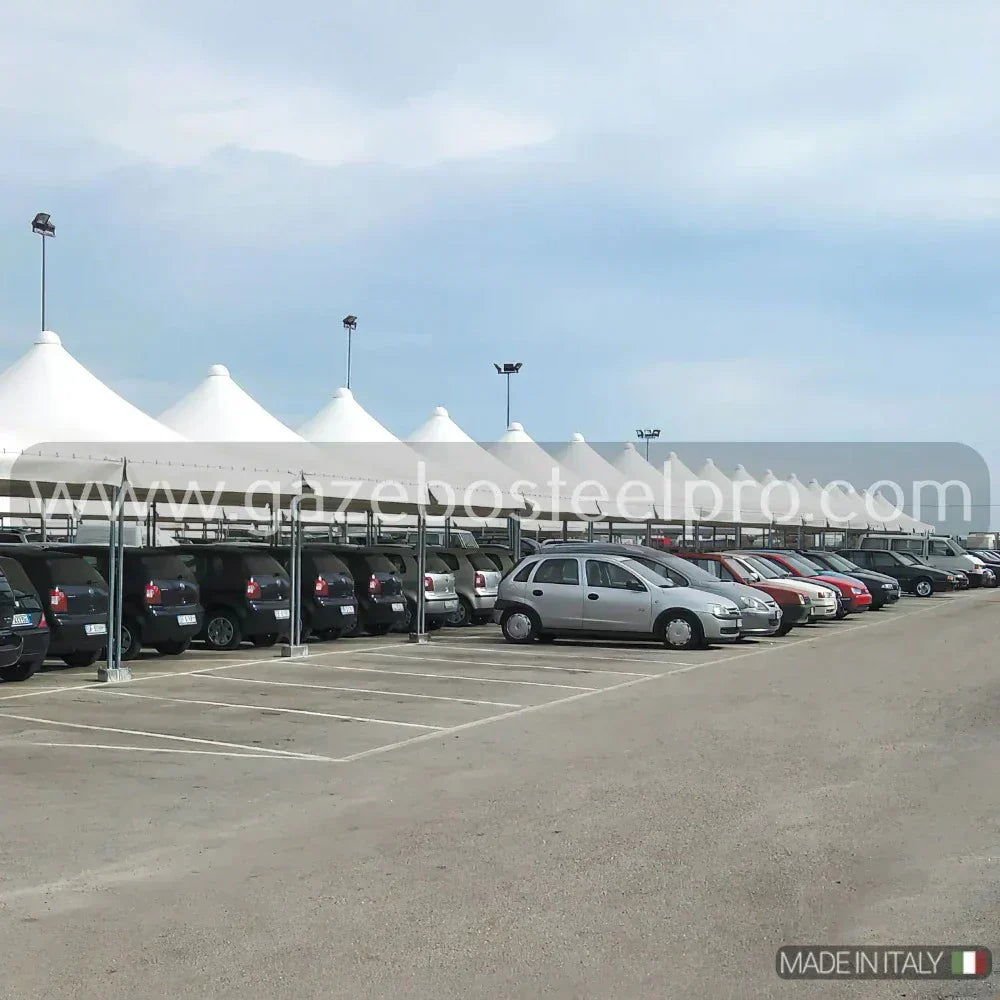 Gazebo 5x5 MT. AIRONE CORALLO - Gazebo Steel Pro