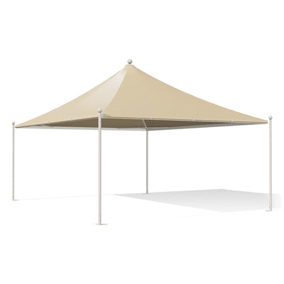 Gazebo 5x6 Airone New a punta con sfere