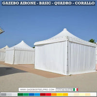 Gazebo 5x6 MT - AIRONE BASIC - Gazebo Steel Pro