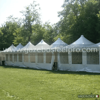 Gazebo 5x6 MT. AIRONE CORALLO - Gazebo Steel Pro