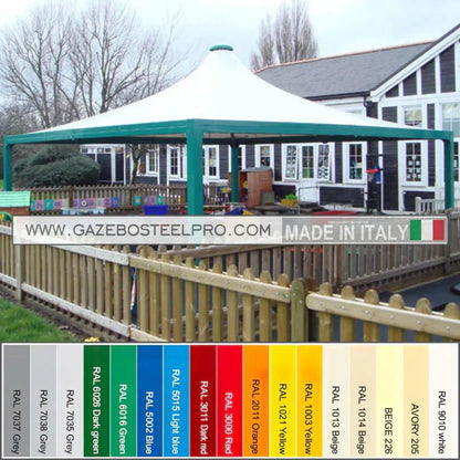 Gazebo 6x6 AIRONE MAX PESANTE - Gazebo Steel Pro