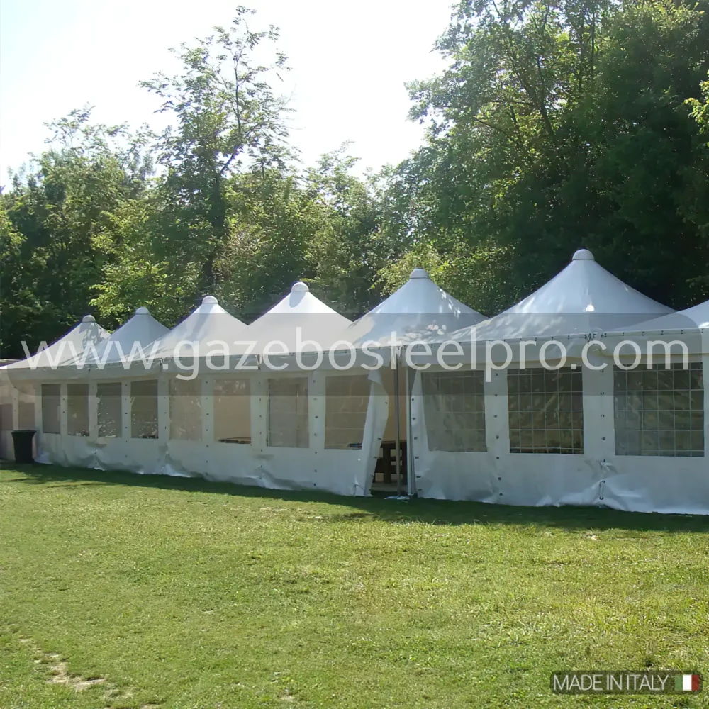 Gazebo AIRONE CORALLO - Gazebo Steel Pro #