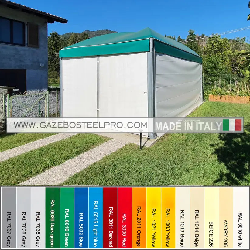 Gazebo 3X6 - GEMMA QUADRO - Gazebo Steel Pro #