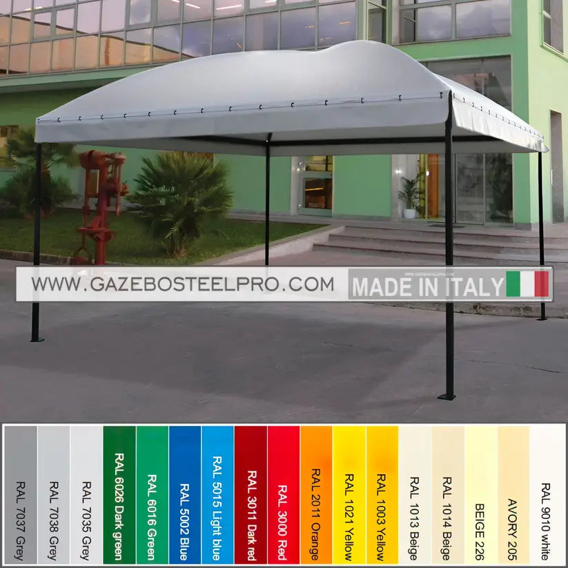 Gazebo 3X3 - GEMMA QUADRO - Gazebo Steel Pro #