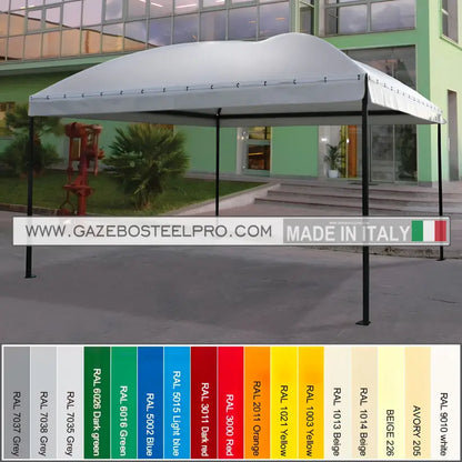 Gazebo 4x4 - GEMMA QUADRO - Gazebo Steel Pro #